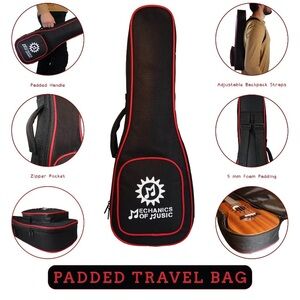 Mechanics of Music Concert Ukulele Bundle with Accessories